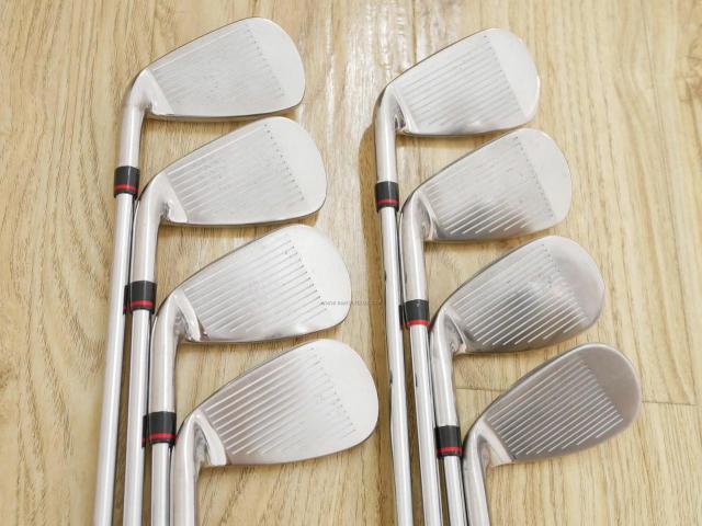 Iron set : Maruman : ชุดเหล็ก Maruman Red-V (ใบใหญ่ ตีง่าย) มีเหล็ก 5-Pw,Aw,Sw (8 ชิ้น) ก้านเหล็ก NS Pro 1070 Flex R