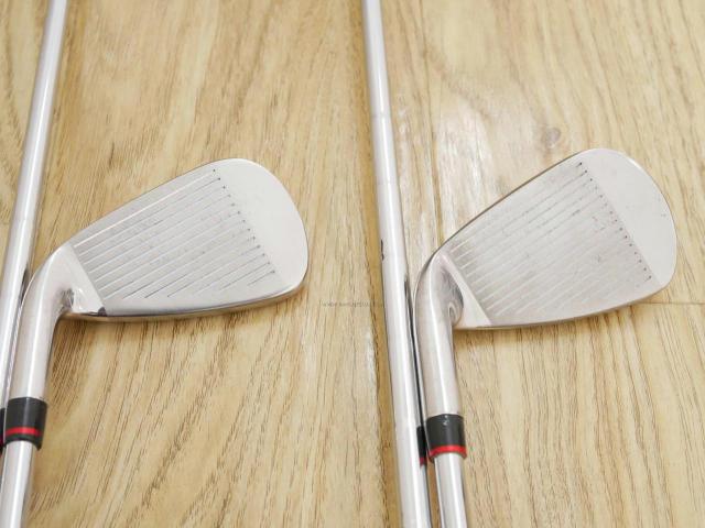 Iron set : Maruman : ชุดเหล็ก Maruman Red-V (ใบใหญ่ ตีง่าย) มีเหล็ก 5-Pw,Aw,Sw (8 ชิ้น) ก้านเหล็ก NS Pro 1070 Flex R