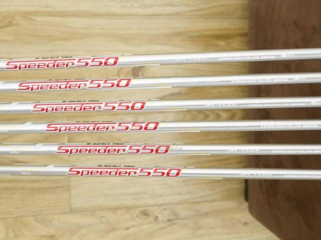 Iron set : Katana : ชุดเหล็ก Katana Voltio IV Model S Forged (ออกปี 2016) มีเหล็ก 5-Pw (6 ชิ้น) ก้านกราไฟต์ Fujikura Speeder 550 Flex SR