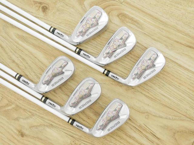 Iron set : Honma : **ของใหม่ ยังไม่แกะพลาสติก** ชุดเหล็ก Honma Beres AIZU (รุ่นล่าสุด ปี 2023) มีเหล็ก 6-11 (6 ชิ้น เทียบเท่า 5-Pw) ก้าน Honma ARMRQ MX Flex SR (2 ดาว)