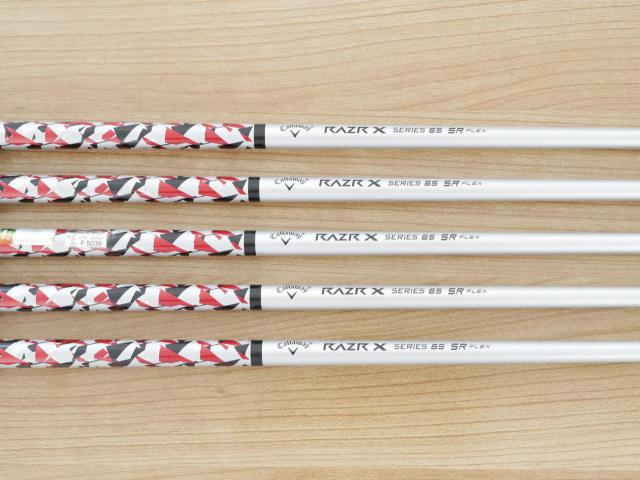 Iron set : Callaway : ชุดเหล็ก Callaway RAZR X Black มีเหล็ก 6-Pw (5 ชิ้น) ก้านกราไฟต์ Flex SR