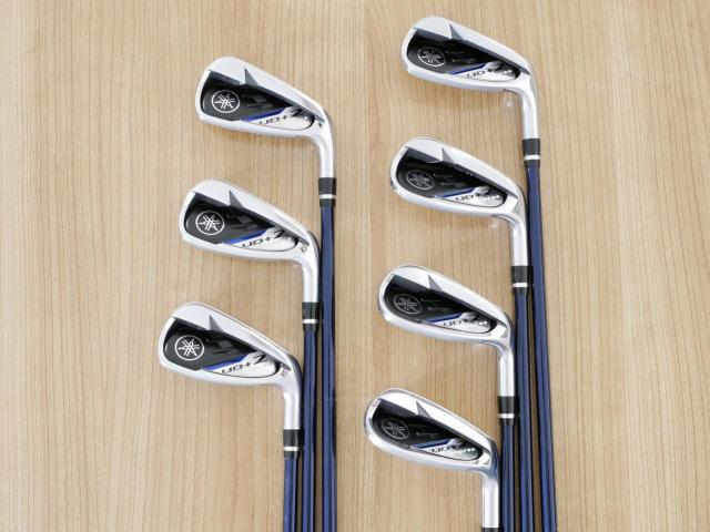 Iron set : Yamaha : ชุดเหล็ก Yamaha Inpres UD+2 (ออกปี 2021 ตีไกลที่สุด ไกลกว่าเหล็กทั่วไป 2 เบอร์ หน้าเด้ง COR 0.822) มีเหล็ก 7-Pw,Aw,As,Sw (7 ชิ้น) ก้านกราไฟต์ Fujikura Air Speeder M421i Flex R