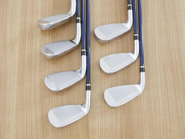Iron set : Yamaha : ชุดเหล็ก Yamaha Inpres UD+2 (ออกปี 2021 ตีไกลที่สุด ไกลกว่าเหล็กทั่วไป 2 เบอร์ หน้าเด้ง COR 0.822) มีเหล็ก 7-Pw,Aw,As,Sw (7 ชิ้น) ก้านกราไฟต์ Fujikura Air Speeder M421i Flex R