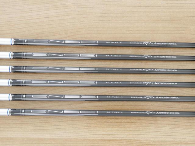 Iron set : Callaway : ชุดเหล็ก Callaway Paradym Ai Smoke (ออกปี 2024 ตีง่ายมาก ไกล Japan Spec.) มีเหล็ก 6-Pw,Aw (6 ชิ้น) ก้านกราไฟต์ Fujikura TENSEI 50 Flex R