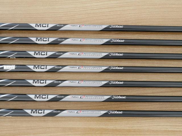 Iron set : Titleist : ชุดเหล็ก Titleist AP1 718 (ออกปี 2018) มีเหล็ก 5-Pw,48 (7 ชิ้น) ก้านกราไฟต์ Fujikura MCI 60 Flex R