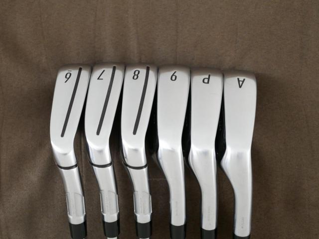 Iron set : Taylormade : ชุดเหล็ก Taylormade Qi (รุ่นล่าสุด ออกปี 2024 Japan Spec.) มีเหล็ก 6-Pw,Aw (6 ชิ้น) ก้านเหล็ก NS Pro 910GH Flex S