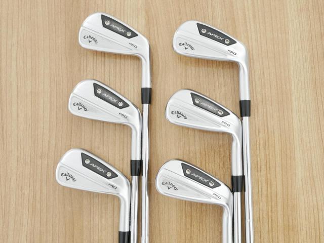 Iron set : Callaway : ชุดเหล็ก Callaway APEX Pro Forged (ออกปี 2024) มีเหล็ก 5-Pw (6 ชิ้น) ก้านเหล็ก Dynamic Gold 115 MID S200
