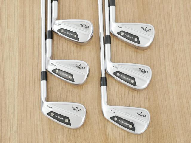 Iron set : Callaway : ชุดเหล็ก Callaway APEX Pro Forged (ออกปี 2024) มีเหล็ก 5-Pw (6 ชิ้น) ก้านเหล็ก Dynamic Gold 115 MID S200