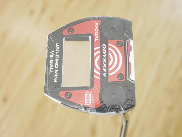Putter : All : **ของใหม่ ยังไม่แกะพลาสติก** พัตเตอร์ Odyssey Ai-DUAL Jailbird Mini 1/2-BALL (รุ่นล่าสุด ออกปี 2026) ยาว 34 นิ้ว