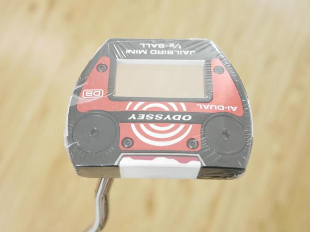 Putter : All : **ของใหม่ ยังไม่แกะพลาสติก** พัตเตอร์ Odyssey Ai-DUAL Jailbird Mini 1/2-BALL (รุ่นล่าสุด ออกปี 2026) ยาว 34 นิ้ว