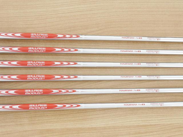 Iron set : Titleist : ชุดเหล็ก Titleist T150 Forged (รุ่นล่าสุด ออกปี 2023 นุ่ม แน่น คม) มีเหล็ก 5-Pw (6 ชิ้น) ก้านเหล็ก NS Pro Modus 120 Flex S