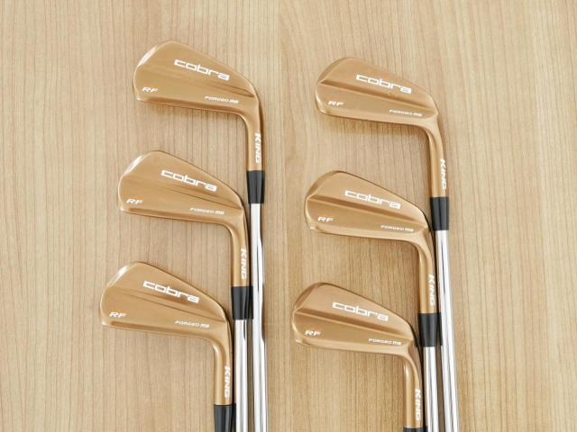 Iron set : Other Brand : ชุดเหล็ก Cobra King RF Forged MB Copper Limited (หายาก นุ่มมากๆ คมมาก) มีเหล็ก 5-Pw (6 ชิ้น) ก้านเหล็ก Dynamic Gold EX Weight Lock Tour Issue S200
