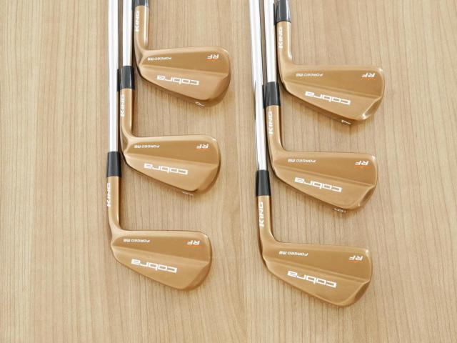 Iron set : Other Brand : ชุดเหล็ก Cobra King RF Forged MB Copper Limited (หายาก นุ่มมากๆ คมมาก) มีเหล็ก 5-Pw (6 ชิ้น) ก้านเหล็ก Dynamic Gold EX Weight Lock Tour Issue S200
