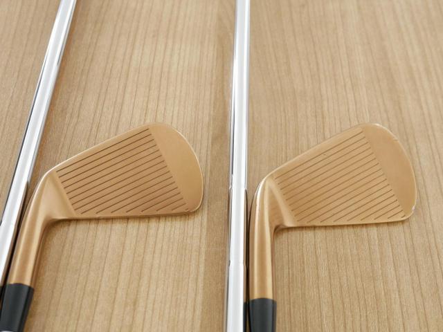 Iron set : Other Brand : ชุดเหล็ก Cobra King RF Forged MB Copper Limited (หายาก นุ่มมากๆ คมมาก) มีเหล็ก 5-Pw (6 ชิ้น) ก้านเหล็ก Dynamic Gold EX Weight Lock Tour Issue S200
