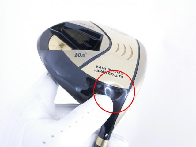 Driver : Kamuiworks : **มีบุบ** Kamuiworks KM-300 Gold (ปี 2018 หน้าเด้งเกินกฏ มีสปริงข้างใน) Loft 10.5 Flex R