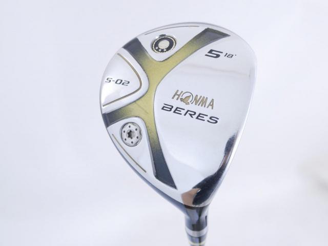 Fairway Wood : Honma : **ก้าน 3 ดาว** หัวไม้ 5 Honma Beres S-02 Loft 18 ก้าน ARMRQ 6 (49) Flex R (3 ดาว)