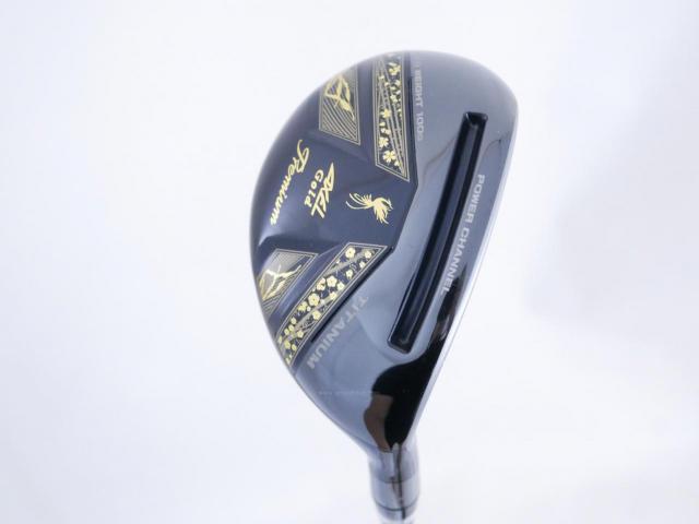 Fairway Wood : Tsuruya : ไม้กระเทย Tsuruya AXEL Gold Premium 7 HI-COR (รุ่นล่าสุด ออกปี 2026 ตัวท๊อป เด้งเกินกฏ ของใหม่ 2 หมื่นกว่า) Loft 20 Flex R