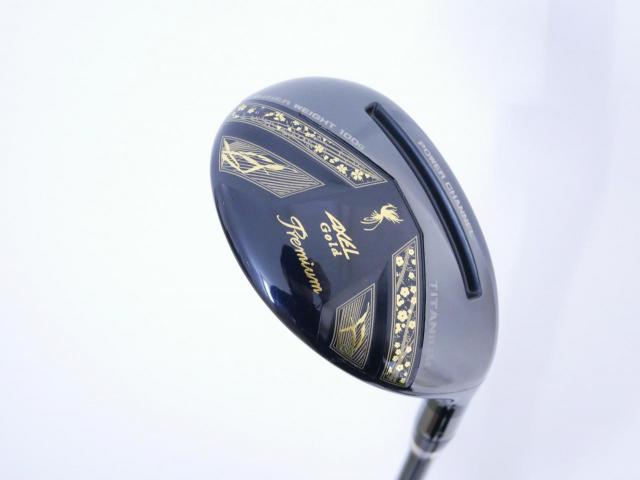 Fairway Wood : Tsuruya : ไม้กระเทย Tsuruya AXEL Gold Premium 7 HI-COR (รุ่นล่าสุด ออกปี 2026 ตัวท๊อป เด้งเกินกฏ ของใหม่ 2 หมื่นกว่า) Loft 20 Flex R