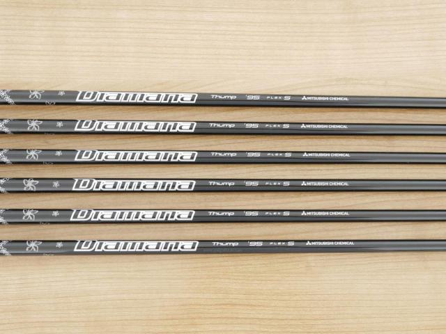 Iron set : Taylormade : ชุดเหล็ก Taylormade P7MC Forged (ซีรี่ย์ท้อปสุด ออกปี 2023) มีเหล็ก 5-Pw (6 ชิ้น) ก้านกราไฟต์ Mitsubishi Diamana Thump i95 Flex S