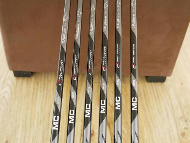 Iron set : Callaway : ชุดเหล็ก Callaway APEX Forged (รุ่นปี 2022) มีเหล็ก 5-Pw (6 ชิ้น) ก้านกราไฟต์ Fujikura MC 80 Flex S