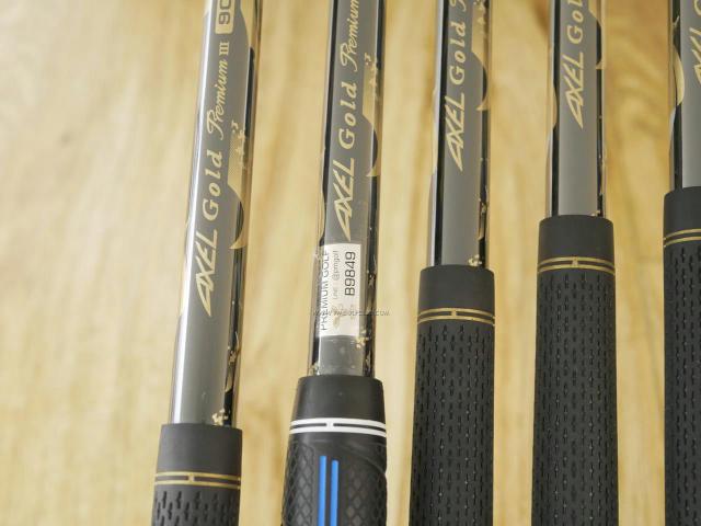 Iron set : Tsuruya : ชุดเหล็ก Tsuruya AXEL Gold Premium III (ออกปี 2019 ของใหม่ 6 หมื่นกว่าบาท หน้าเด้งสุดๆ ไกลสุดๆๆ) มีเหล็ก 7-Pw,Aw,As (6 ชิ้น) ก้านกราไฟต์ Flex R