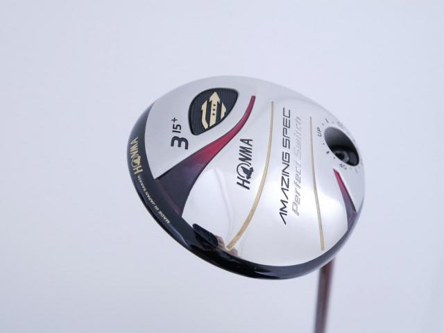 Fairway Wood : Honma : **ก้าน 3 ดาว** หัวไม้ 3 Honma Amazing Spec Perfect Switch Loft 15 ก้าน ARMRQ 6 Flex R (3 ดาว)