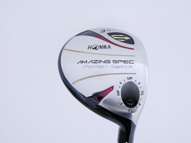 Fairway Wood : Honma : **ก้าน 3 ดาว** หัวไม้ 3 Honma Amazing Spec Perfect Switch Loft 15 ก้าน ARMRQ 6 Flex R (3 ดาว)