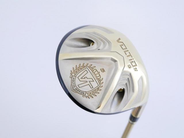 Fairway Wood : Katana : หัวไม้ 5 Katana Voltio IV G Gold (ปี 2016 มี Offset กันลูกบานออกขวา) Loft 18 ก้าน Tour AD 400 Voltio Flex R