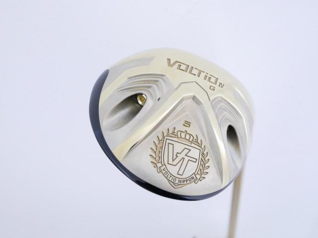 Fairway Wood : Katana : หัวไม้ 5 Katana Voltio IV G Gold (ปี 2016 มี Offset กันลูกบานออกขวา) Loft 18 ก้าน Tour AD 400 Voltio Flex R