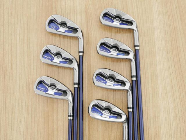 Iron set : Maruman : ชุดเหล็ก Maruman Majesty Royal SP (รุ่นท๊อปสุด ตีง่าย เด้ง ไกลมากๆ) มีเหล็ก 5-10,Pw (7 ชิ้น ระยะเทียบเท่า 4-Pw) ก้านกราไฟต์ Flex R