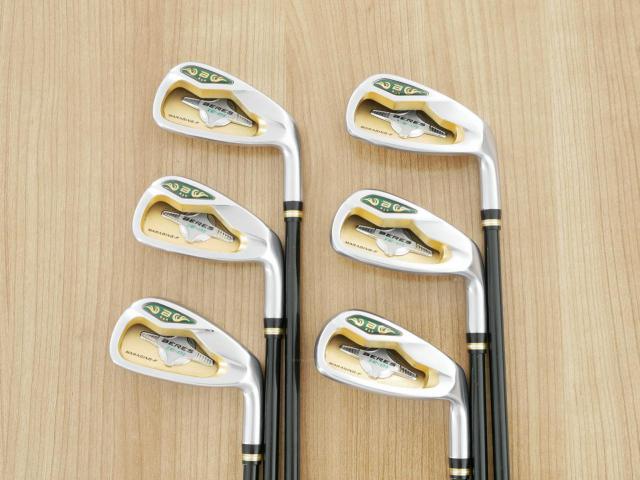 Iron set : Honma : **ก้าน 3 ดาว** ชุดเหล็ก Honma Beres IE-01 (ใบใหญ่ ลอยง่าย เหมาะกับซีเนียร์) มีเหล็ก 5-10 (6 ชิ้น) ก้าน ARMRQ 6 (45) Flex R (3 ดาว)