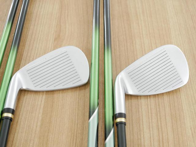 Iron set : Honma : **ก้าน 3 ดาว** ชุดเหล็ก Honma Beres IE-01 (ใบใหญ่ ลอยง่าย เหมาะกับซีเนียร์) มีเหล็ก 5-10 (6 ชิ้น) ก้าน ARMRQ 6 (45) Flex R (3 ดาว)