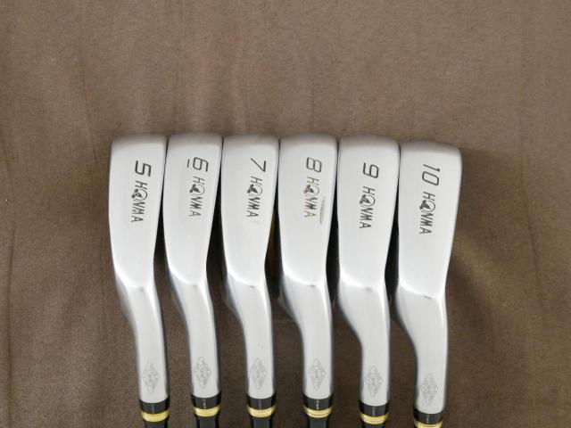 Iron set : Honma : **ก้าน 3 ดาว** ชุดเหล็ก Honma Beres IE-01 (ใบใหญ่ ลอยง่าย เหมาะกับซีเนียร์) มีเหล็ก 5-10 (6 ชิ้น) ก้าน ARMRQ 6 (45) Flex R (3 ดาว)