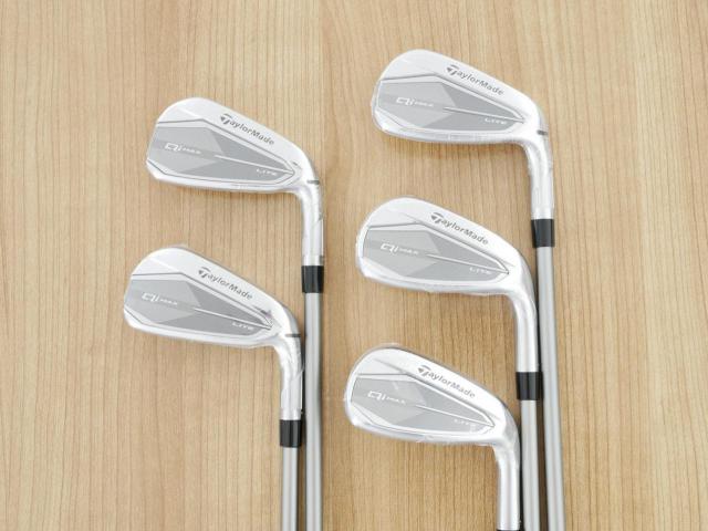 Iron set : Taylormade : **ของใหม่ ยังไม่แกะพลาสติก** ชุดเหล็ก Taylormade Qi MAX Lite (รุ่นล่าสุด ออกปี 2024 Japan Spec.) มีเหล็ก 6-Pw (5 ชิ้น) ก้านกราไฟต์ Fujikura Air Speeder Flex R