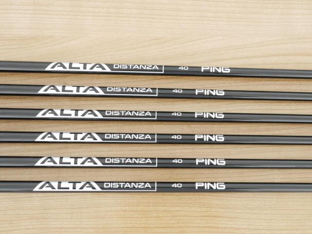 Iron set : Ping : ชุดเหล็ก Ping G710 (ปี 2021 Japan Spec. ใบใหญ่ ง่ายที่สุด ไกลที่สุดของ Ping) มีเหล็ก 5-Pw (6 ชิ้น) ก้านกราไฟต์ Ping ALTA Distanza 40 Flex R