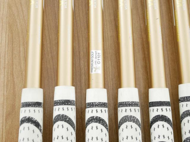 Iron set : Katana : ชุดเหล็ก Katana Voltio Model J Gold (ปี 2018 หน้าเด้ง ตีง่าย ไกล) มีเหล็ก 6-Pw,Aw,Sw (7 ชิ้น) ก้านกราไฟต์ Fujikura Speeder 550 Flex SR