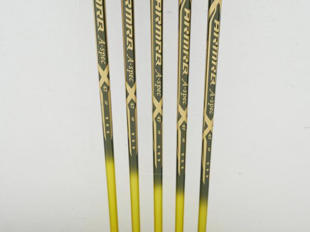Iron set : Honma : **ก้าน 3 ดาว** ชุดเหล็ก Honma Beres A-Spec II (รุ่นปี 2021 ตีง่าย ไกล) มีเหล็ก 7-11 (5 ชิ้น ) ก้าน ARMRQ A-Spec (47) Flex R (3 ดาว)