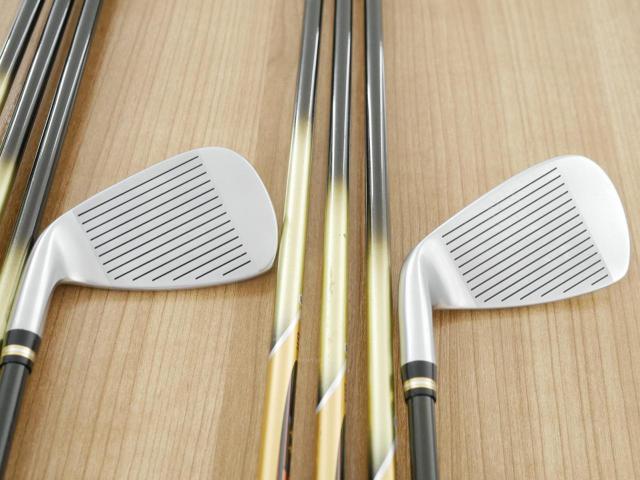 Iron set : Honma : ชุดเหล็ก Honma Beres IS-01 (หน้าเด้ง Maraging) มีเหล็ก 6-11,Aw,Sw (8 ชิ้น เทียบเท่า 5-Pw,Aw,Sw) ก้าน ARMRQ 6 (49) Flex R (2 ดาว)