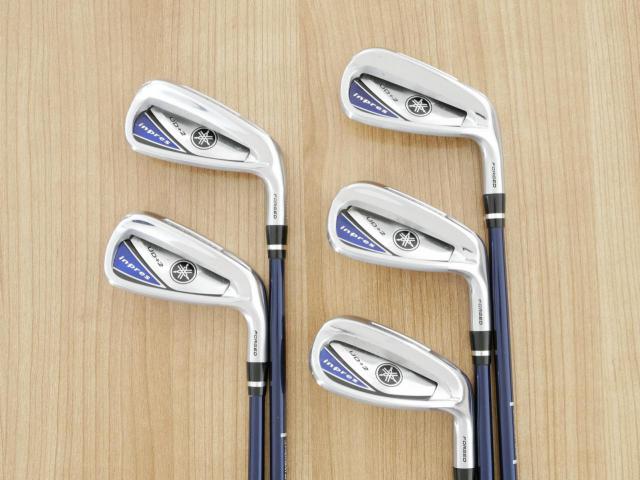 Iron set : Yamaha : ชุดเหล็ก Yamaha Inpres UD+2 (ออกปี 2019 ตีไกลที่สุด ไกลกว่าเหล็กทั่วไป 2 เบอร์ หน้าเด้ง COR 0.822) มีเหล็ก 7-Pw,Aw (5 ชิ้น) ก้านกราไฟต์ Flex SR
