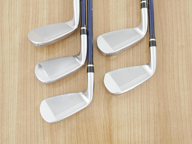 Iron set : Yamaha : ชุดเหล็ก Yamaha Inpres UD+2 (ออกปี 2019 ตีไกลที่สุด ไกลกว่าเหล็กทั่วไป 2 เบอร์ หน้าเด้ง COR 0.822) มีเหล็ก 7-Pw,Aw (5 ชิ้น) ก้านกราไฟต์ Flex SR