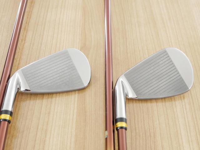 Iron set : Maruman : ชุดเหล็ก Maruman Majesty Prestigio X (รุ่นท๊อปสุด ปี 2020 หน้าเด้ง ตีไกลมาก ของใหม่ 1.2 แสนบาท) มีเหล็ก 6-10,Pw (6 ชิ้น เทียบเท่า 5-Pw) ก้านกราไฟต์ Flex R2