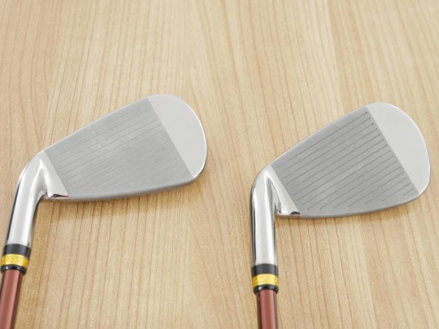 Iron set : Maruman : ชุดเหล็ก Maruman Majesty Prestigio X (รุ่นท๊อปสุด ปี 2020 หน้าเด้ง ตีไกลมาก ของใหม่ 1.2 แสนบาท) มีเหล็ก 6-10,Pw (6 ชิ้น เทียบเท่า 5-Pw) ก้านกราไฟต์ Flex R2