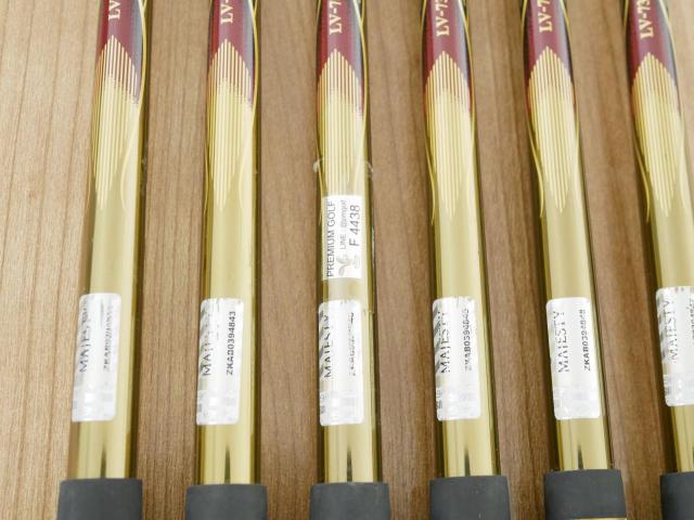 Iron set : Maruman : ชุดเหล็ก Maruman Majesty Prestigio X (รุ่นท๊อปสุด ปี 2020 หน้าเด้ง ตีไกลมาก ของใหม่ 1.2 แสนบาท) มีเหล็ก 6-10,Pw (6 ชิ้น เทียบเท่า 5-Pw) ก้านกราไฟต์ Flex R2