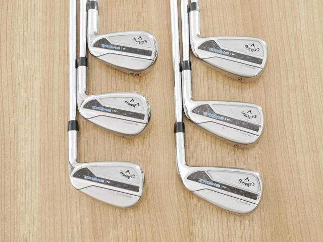 Iron set : Callaway : ชุดเหล็ก Callaway Paradym Ai Smoke (ออกปี 2024 ตีง่ายมาก ไกล Japan Spec.) มีเหล็ก 6-Pw,Aw (6 ชิ้น) ก้านเหล็ก NS Pro 950 NEO Flex S