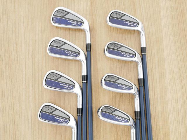 Iron set : Callaway : ชุดเหล็ก Callaway Paradym Max Fast (ออกปี 2023 ตีง่ายสุด ไกลสุดของ Callaway Japan Spec.) มีเหล็ก 6-Pw,Aw,50,56 (8 ชิ้น) ก้านกราไฟต์ Fujikura Speeder NX 40 Flex R