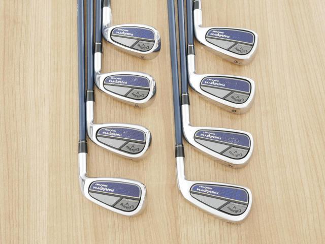 Iron set : Callaway : ชุดเหล็ก Callaway Paradym Max Fast (ออกปี 2023 ตีง่ายสุด ไกลสุดของ Callaway Japan Spec.) มีเหล็ก 6-Pw,Aw,50,56 (8 ชิ้น) ก้านกราไฟต์ Fujikura Speeder NX 40 Flex R