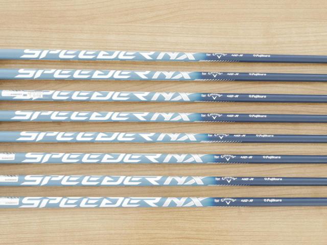 Iron set : Callaway : ชุดเหล็ก Callaway Paradym Max Fast (ออกปี 2023 ตีง่ายสุด ไกลสุดของ Callaway Japan Spec.) มีเหล็ก 6-Pw,Aw,50,56 (8 ชิ้น) ก้านกราไฟต์ Fujikura Speeder NX 40 Flex R