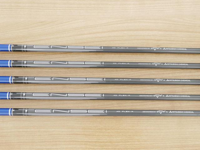 Iron set : Callaway : ชุดเหล็ก Callaway Paradym Ai Smoke Max Fast (ออกปี 2024 ตีง่ายมาก ไกล Japan Spec.) มีเหล็ก 6-Pw (5 ชิ้น) ก้านกราไฟต์ Fujikura TENSEI 40 Flex R