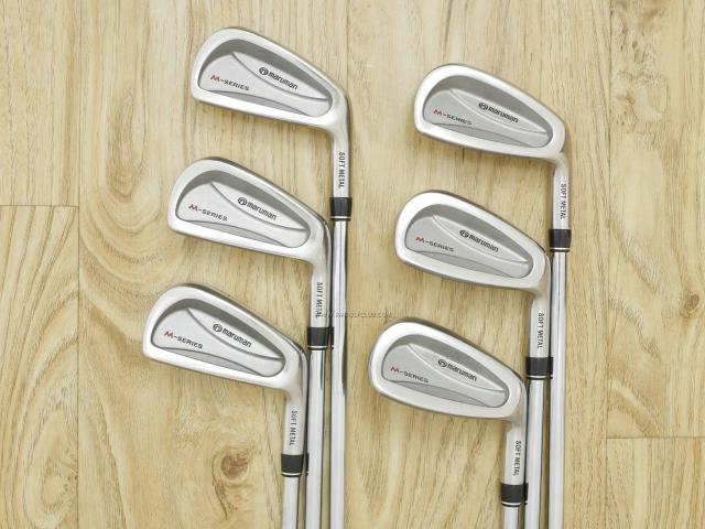 Iron set : Maruman : ชุดเหล็ก Maruman M-Series (รุ่นดังในอดีต) มีเหล็ก 5-Pw (6 ชิ้น) ก้านเหล็ก NS Pro 850 Flex R