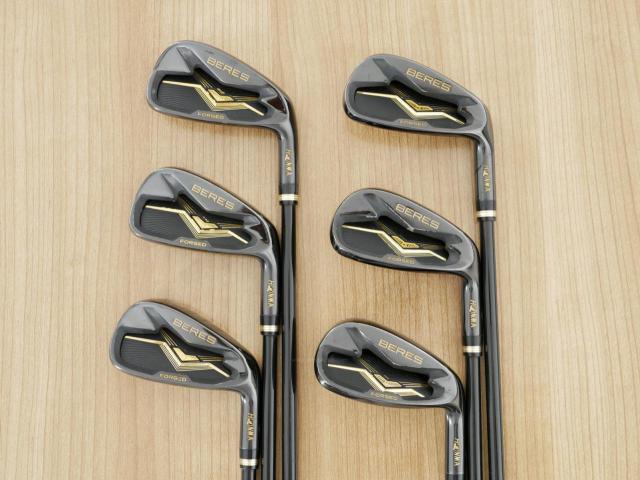Iron set : Honma : ชุดเหล็ก Honma Beres Black Forged (ออกปี 2022 สวยมากๆ) มีเหล็ก 6-11 (6 ชิ้น เทียบเท่า 5-Pw) ก้าน ARMRQ MX Flex SR